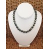 Collier de Perles Noires de TAHITI CL/CD 10mm