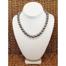 Collier de Perles Noires de...